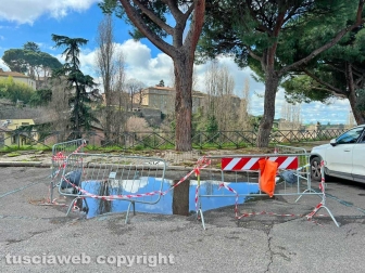 Il parcheggio del Sacrario