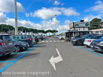 Il parcheggio del Sacrario