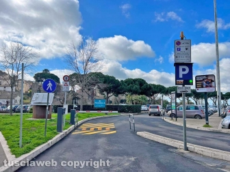 Il parcheggio del Sacrario