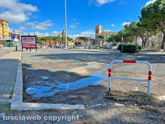 Il parcheggio del Sacrario
