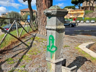 Il parcheggio del Sacrario