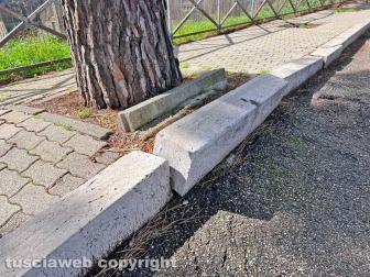 Il parcheggio del Sacrario