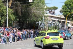Il passaggio del Giro d'Italia a Viterbo