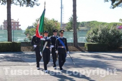 Il passaggio di consegne alla scuola marescialli Am