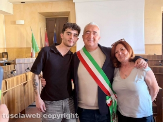 Il passaggio di consegne tra Luca Giampieri e Danilo Corazza