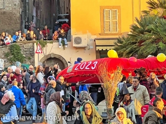 Il percorso della calza della Befana