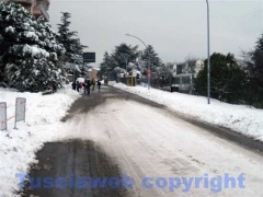Il Pilastro sotto una montagna di neve