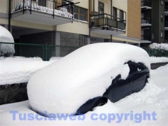 Il Pilastro sotto una montagna di neve