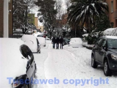 Il Pilastro sotto una montagna di neve