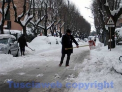Il Pilastro sotto una montagna di neve