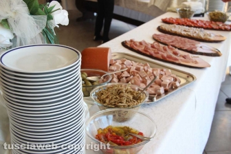 Il pranzo sociale dei facchini di santa Rosa