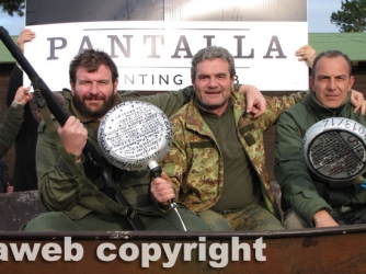 Il pranzo sociale dell\'azienda faunistico-venatoria Pantalla