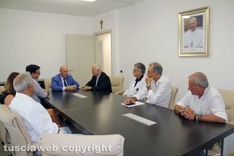 Il prefetto Giovanni Bruno a Villa Immacolata