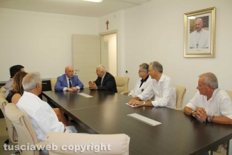 Il prefetto Giovanni Bruno a Villa Immacolata