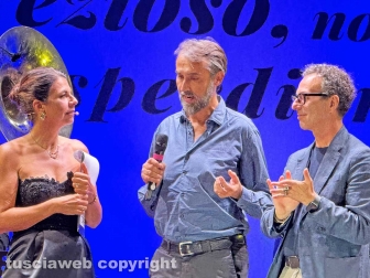 Viterbo - Il premio Mattia Torre - Giuliano Taviani e Carmelo Travia