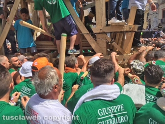 Il presidente del Sodalizio alla festa dei Gigli di Nola