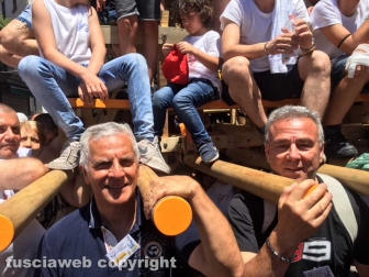 Il presidente del Sodalizio alla festa dei Gigli di Nola