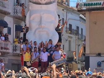 Il presidente del Sodalizio alla festa dei Gigli di Nola