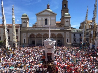 Il presidente del Sodalizio alla festa dei Gigli di Nola
