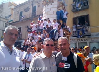 Il presidente del Sodalizio alla festa dei Gigli di Nola