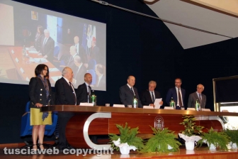 Il presidente della Corte Costituzionale Paolo Grossi all'Unitus