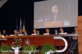 Il presidente della Corte Costituzionale Paolo Grossi all'Unitus