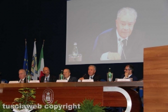 Il presidente della Corte Costituzionale Paolo Grossi all'Unitus