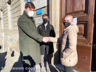 Il presidente Romoli al Ruffini occupato