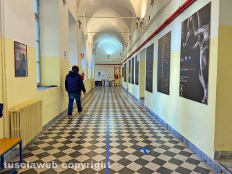 Il presidente Romoli al Ruffini occupato