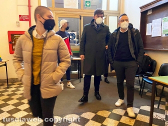 Il presidente Romoli al Ruffini occupato