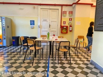 Il presidente Romoli al Ruffini occupato