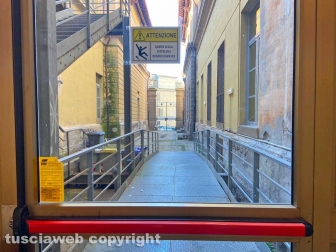 Il presidente Romoli al Ruffini occupato