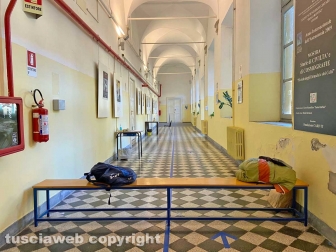 Il presidente Romoli al Ruffini occupato