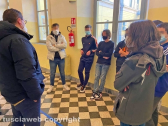 Il presidente Romoli al Ruffini occupato