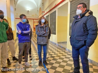 Il presidente Romoli al Ruffini occupato