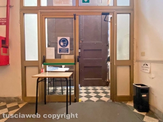 Il presidente Romoli al Ruffini occupato