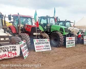 Roma - Gli agricoltori sulla Nomentana