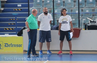 Il primo allenamento della Stella azzurra