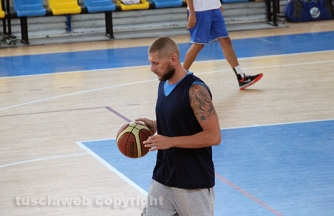 Il primo allenamento della Stella azzurra
