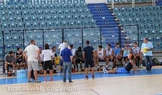 Il primo allenamento della Stella azzurra