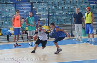 Il primo allenamento della Stella azzurra
