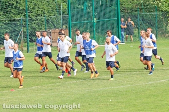 Il primo allenamento della Viterbese