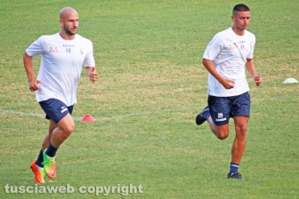 Il primo allenamento della Viterbese