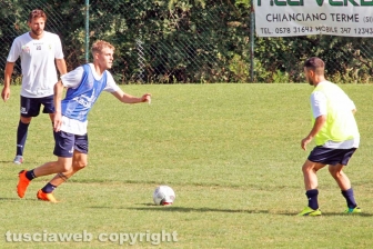 Il primo allenamento della Viterbese