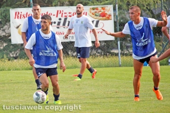 Il primo allenamento della Viterbese