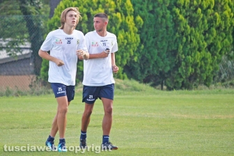 Il primo allenamento della Viterbese