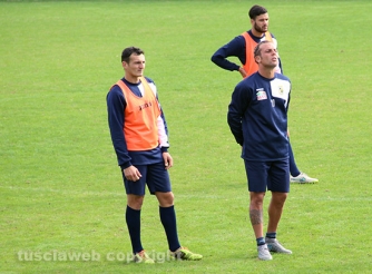 Il primo allenamento di Nofri al Rocchi