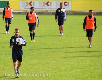 Il primo allenamento di Nofri al Rocchi
