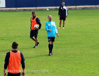 Il primo allenamento di Nofri al Rocchi