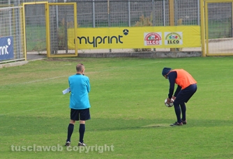 Il primo allenamento di Nofri al Rocchi